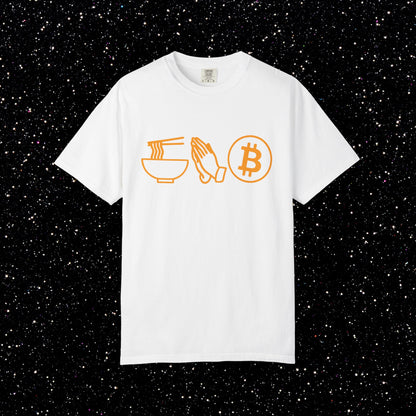 Eat Pray Bitcoin Tee