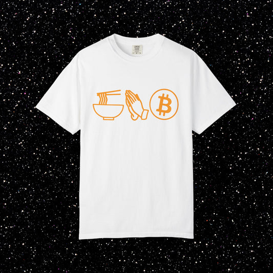 Eat Pray Bitcoin Tee