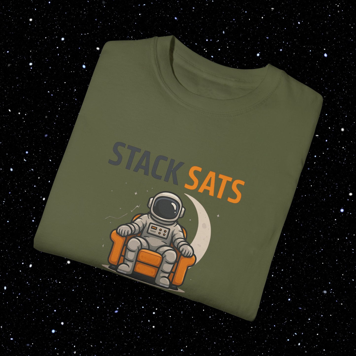 Stack Sats and Chill - Bitcoin Comfort Colors Tee Shirt