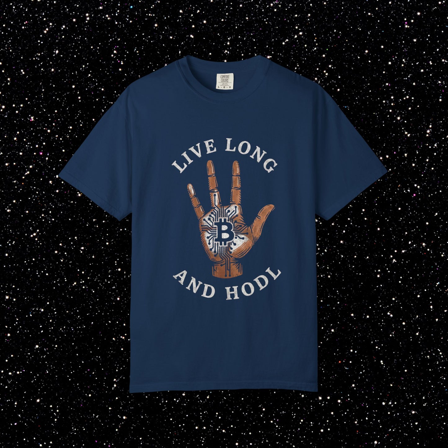 Live Long and HODL Bitcoin Tee