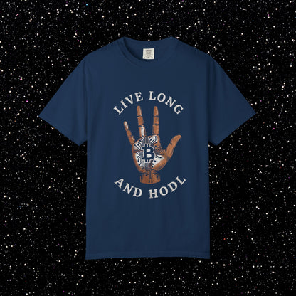 Live Long and HODL Bitcoin Tee