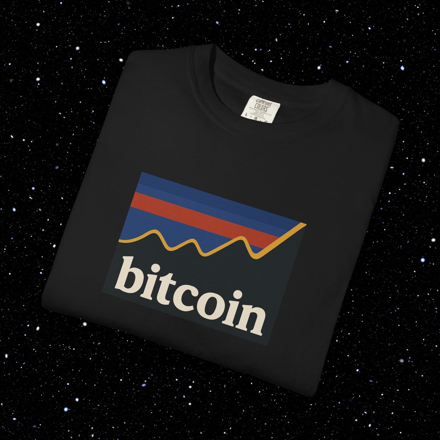 Peak Supply Bitcoin Comfort Colors Tee Shirt