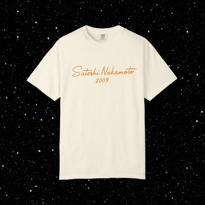Satoshi Nakamoto 2009 Tee