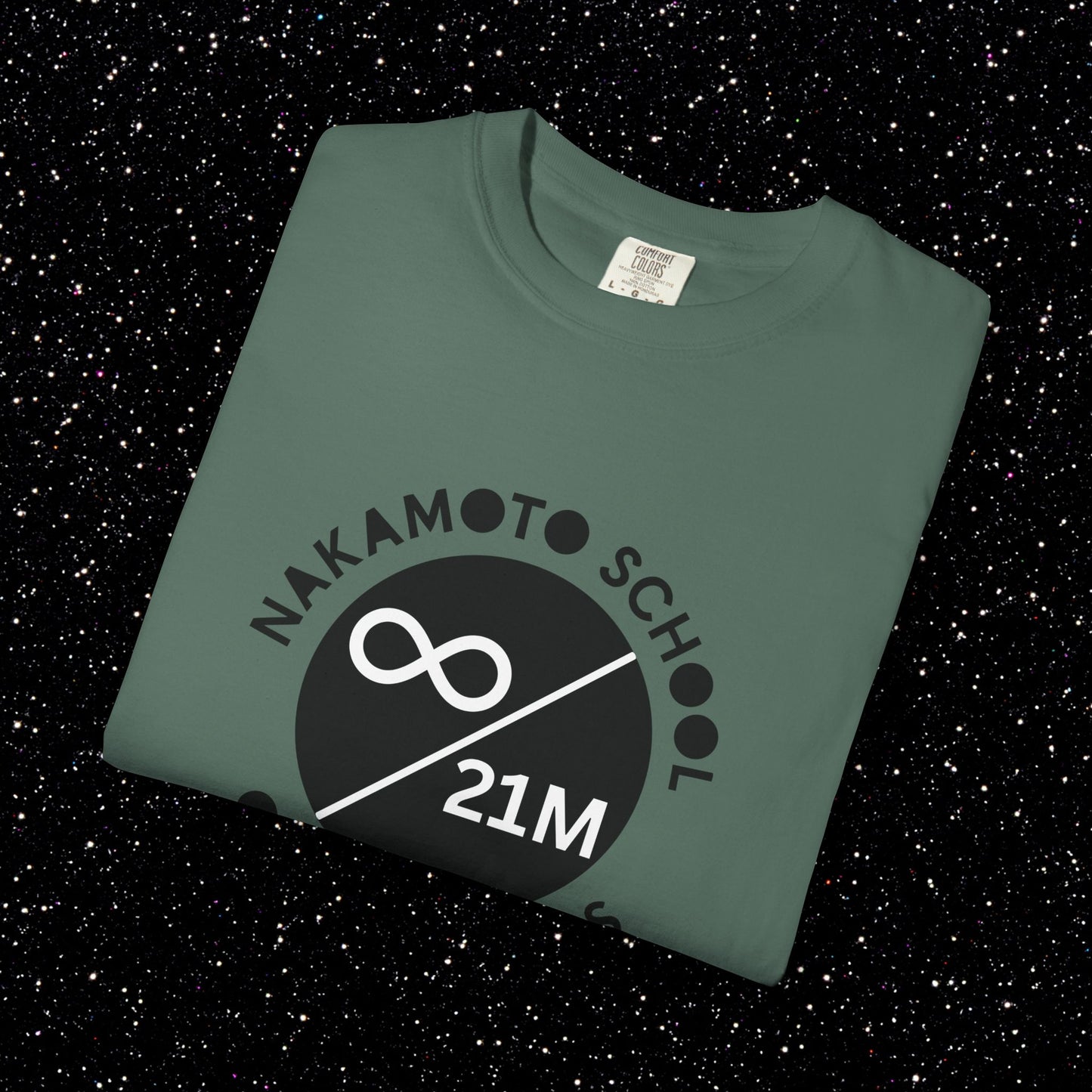 Nakamoto School of Economics ∞ / 21M Bitcoin Tee