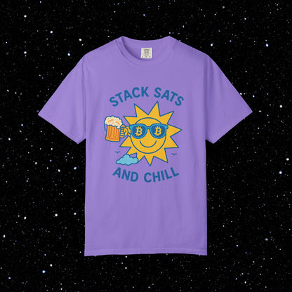 Stack Sats and Chill - Sunny Day Bitcoin Tee