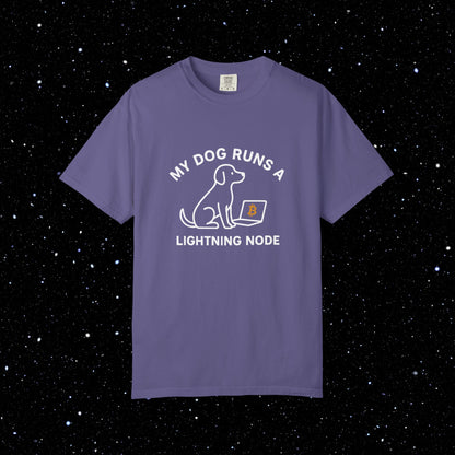 My Dog Runs a Lightning Node Bitcoin Tee