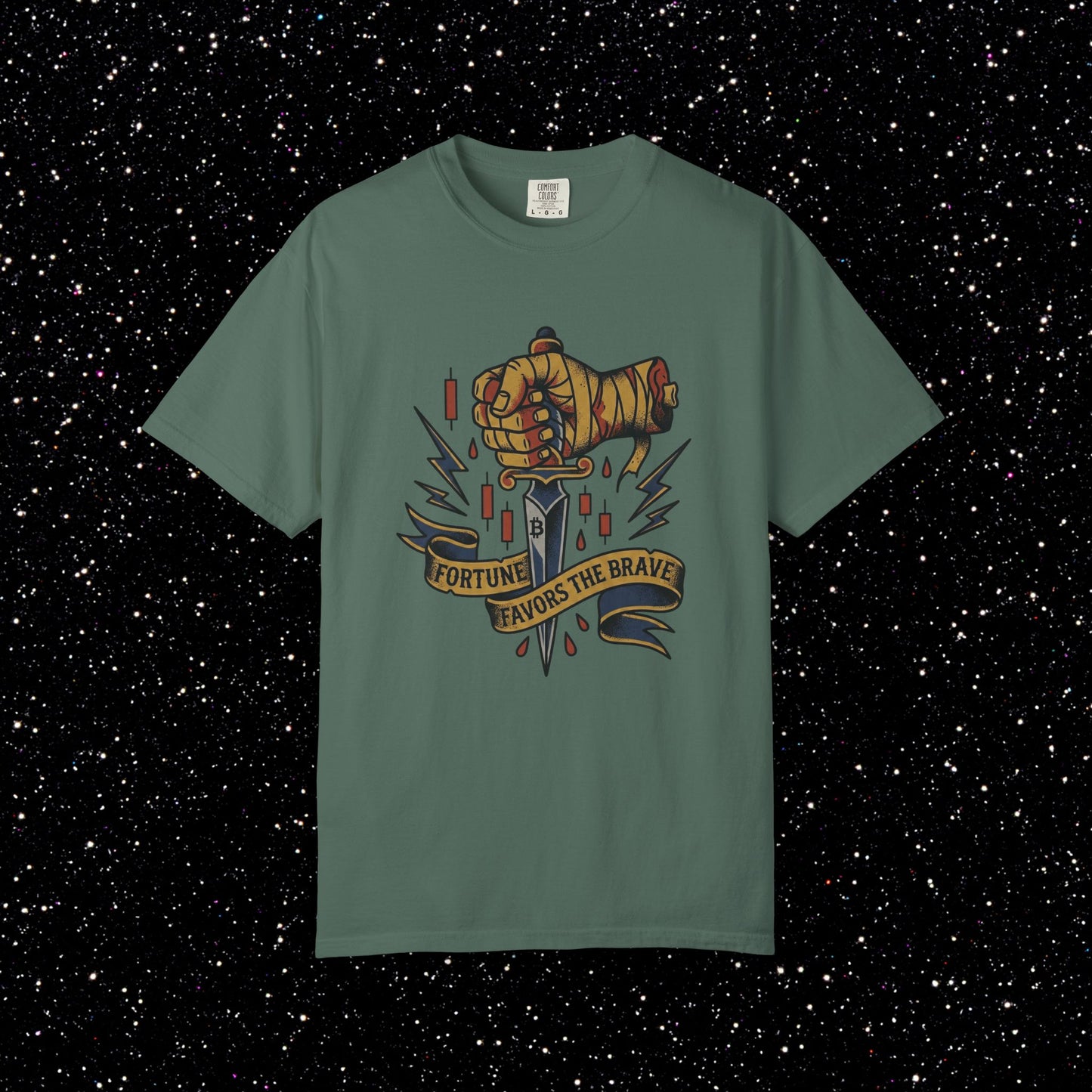 Fortune Favors the Brave Tiger Tee