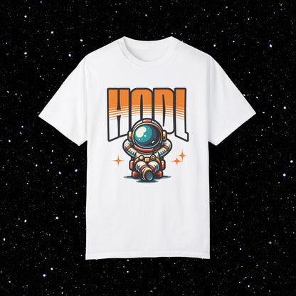 HODL Astronaut Bitcoin Comfort Colors Tee Shirt