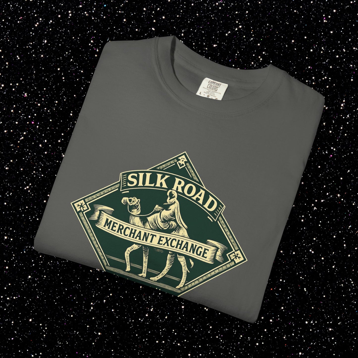 Silk Road Merchant Exchange T-Shirt | Bitcoin Accepted Here | Heritage Trade Design