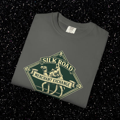 Silk Road Merchant Exchange T-Shirt | Bitcoin Accepted Here | Heritage Trade Design