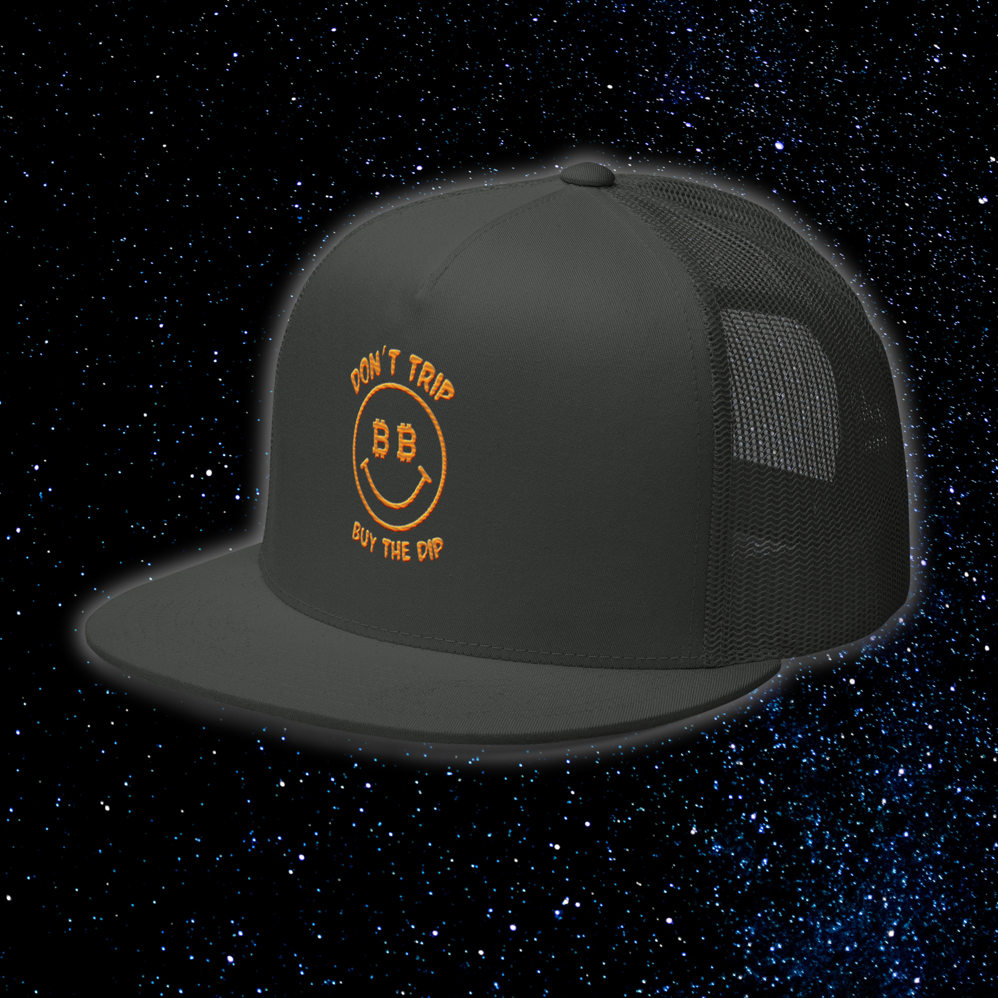Don’t Trip Buy the Dip Bitcoin Trucker Hat