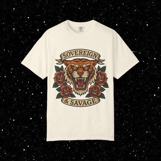 Sovereign and Savage Bitcoin Tee