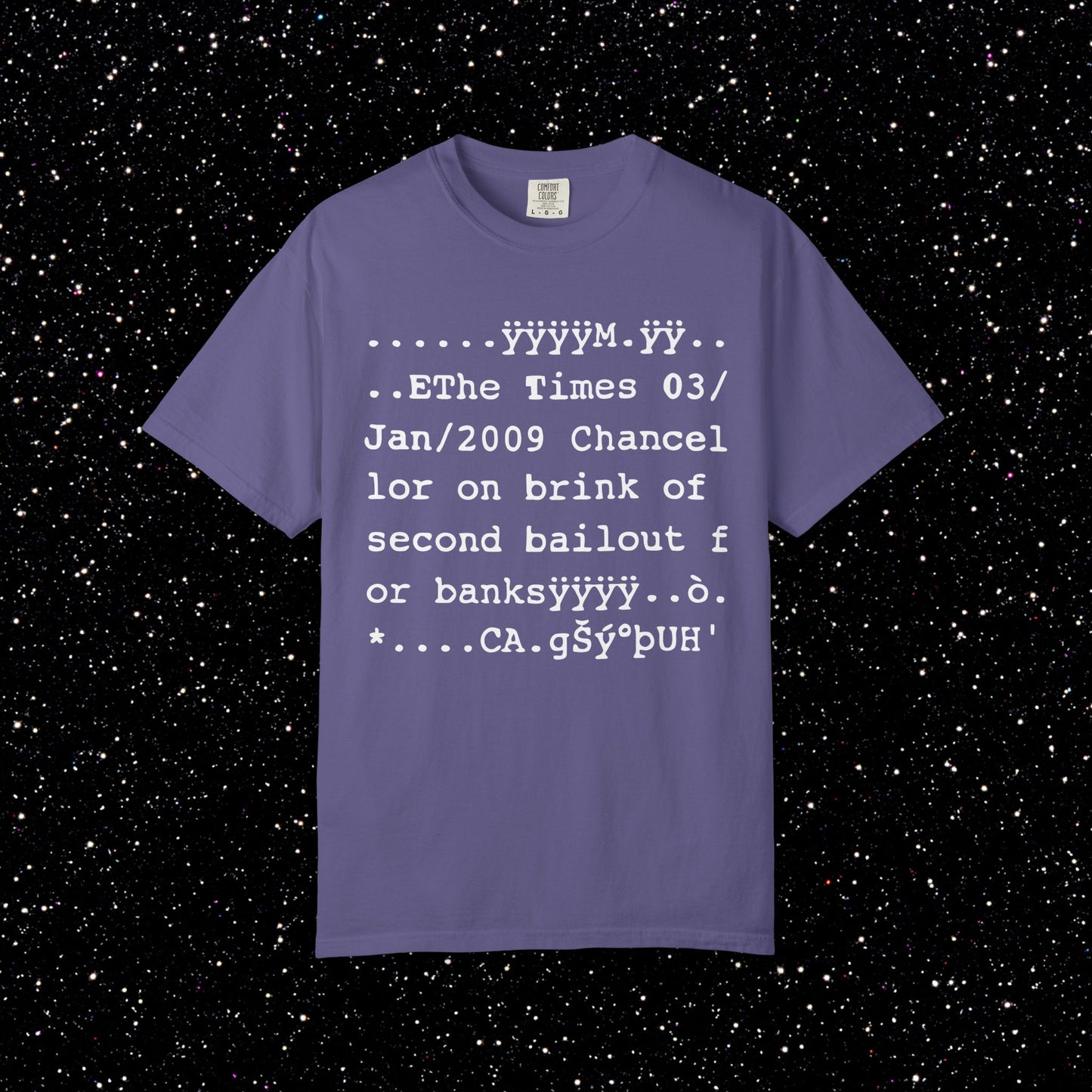 Genesis Block Glitch Tee