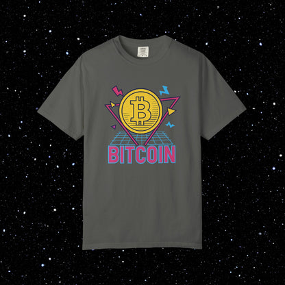Bitcoin Eighties Synthwave Tee