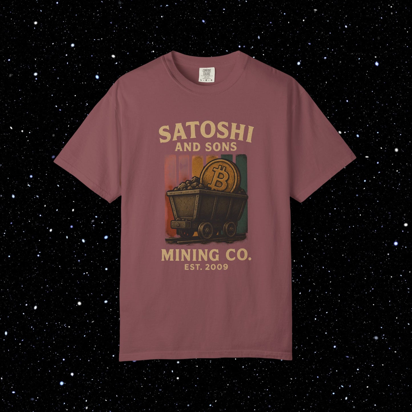 Satoshi and Sons Mining Cart Tee