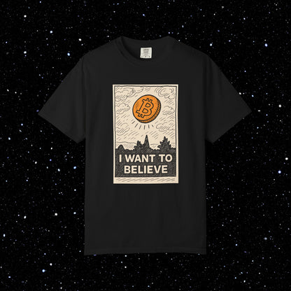 I Want To Believe Bitcoin Tee
