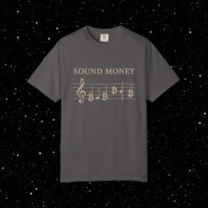 Sound Money Sheet Music Bitcoin Tee