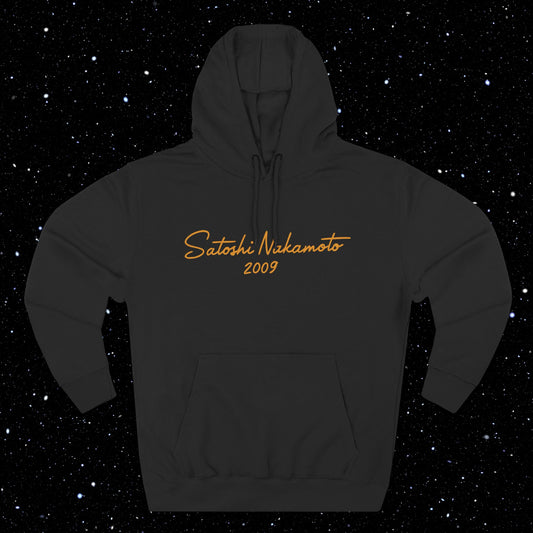 Satoshi Nakamoto 2009 Fleece Hoodie