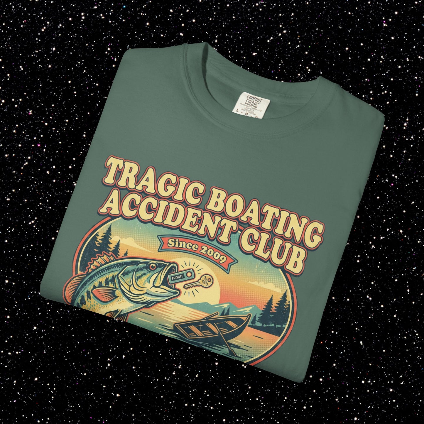 Tragic Boating Accident Club Shirt | Bitcoin Since 2009 Retro Opsec Tee