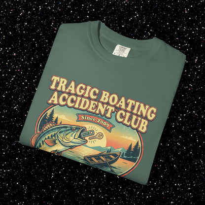Tragic Boating Accident Club Shirt | Bitcoin Since 2009 Retro Opsec Tee