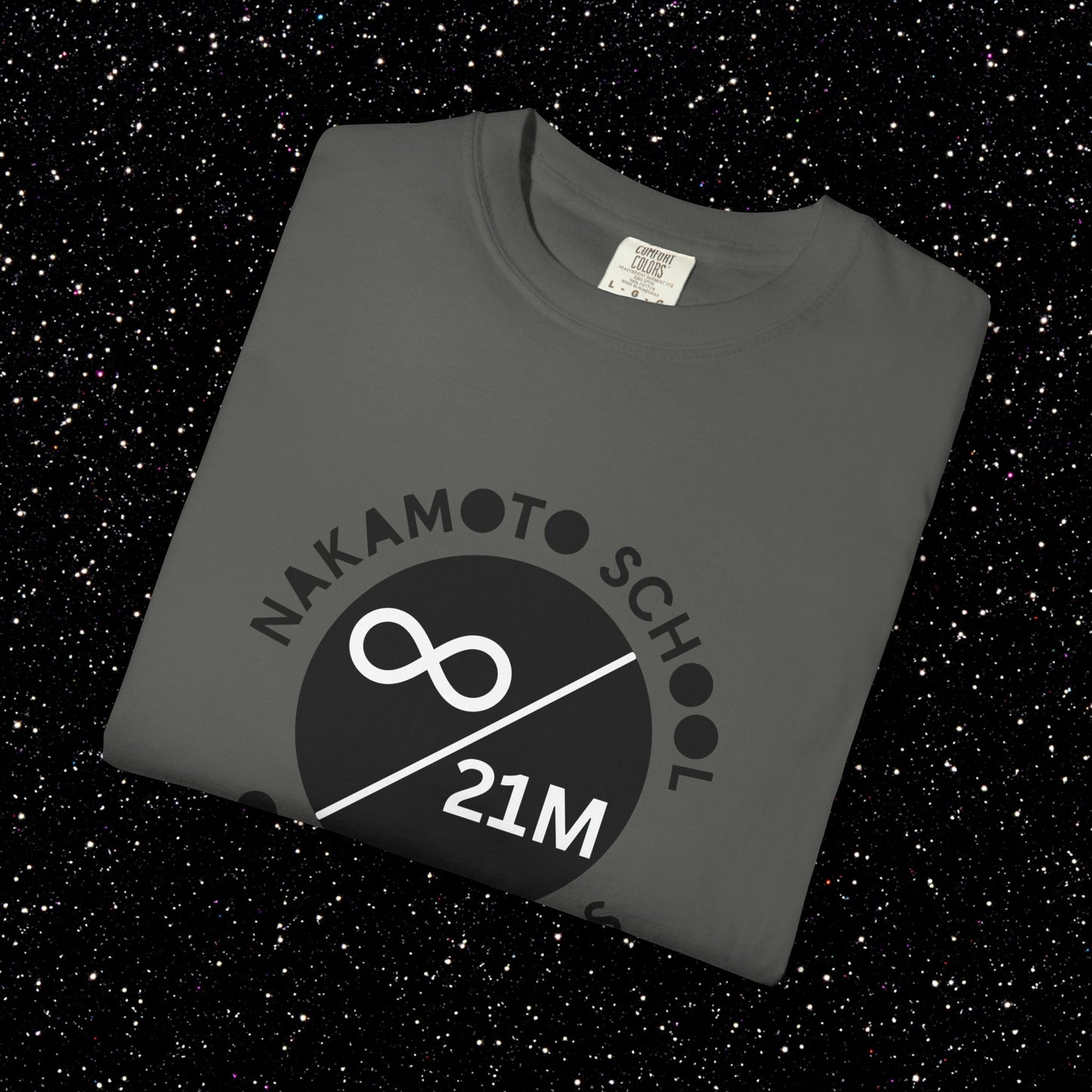 Nakamoto School of Economics ∞ / 21M Bitcoin Tee