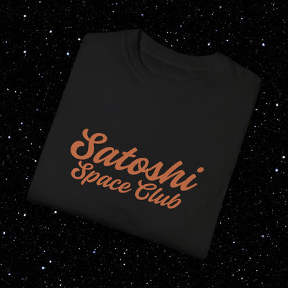 Satoshi Space Club - Abduction Comfort Colors Bitcoin Shirt