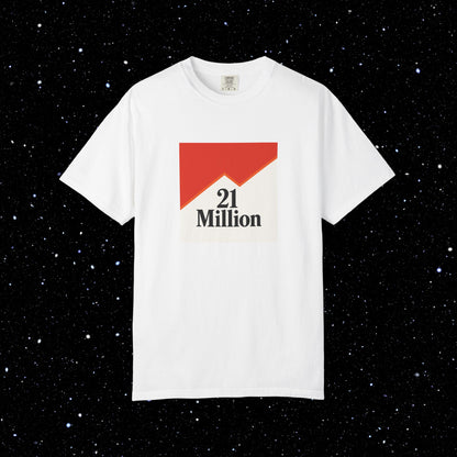 21 Million Packs - Comfort Colors Bitcoin Tee Shirt