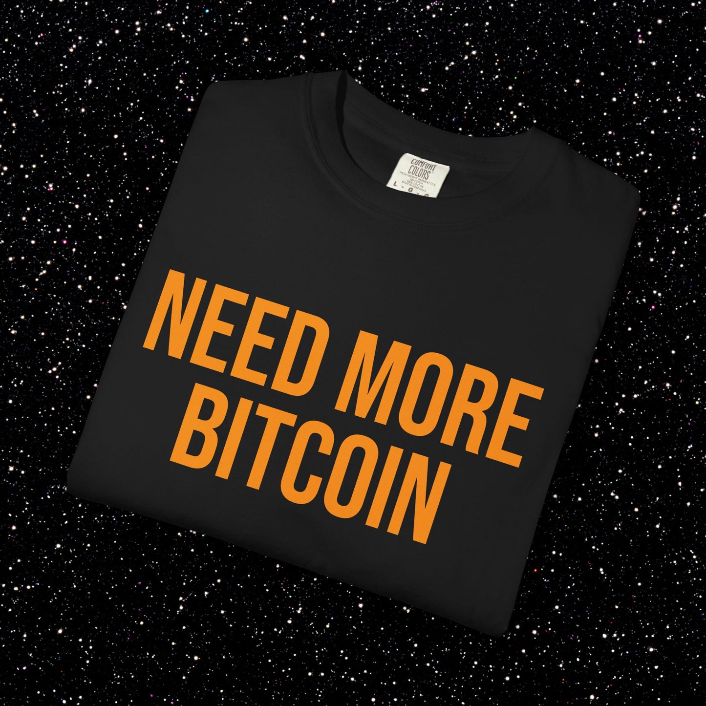 Need More Bitcoin Shirt | Minimal Bitcoin Tee