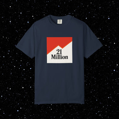 21 Million Packs - Comfort Colors Bitcoin Tee Shirt