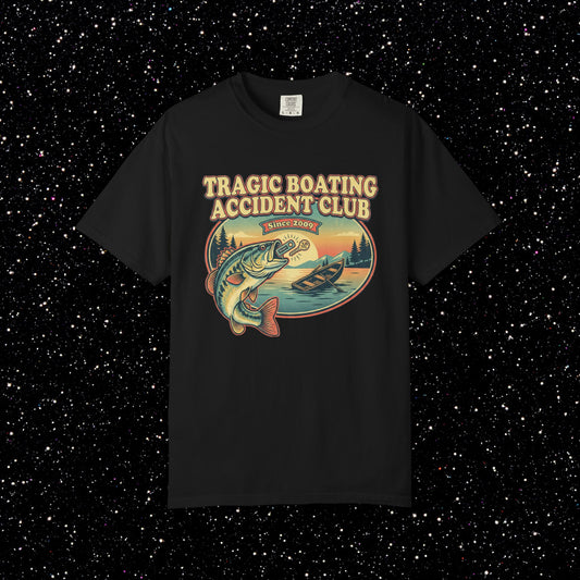 Tragic Boating Accident Club Shirt | Bitcoin Since 2009 Retro Opsec Tee