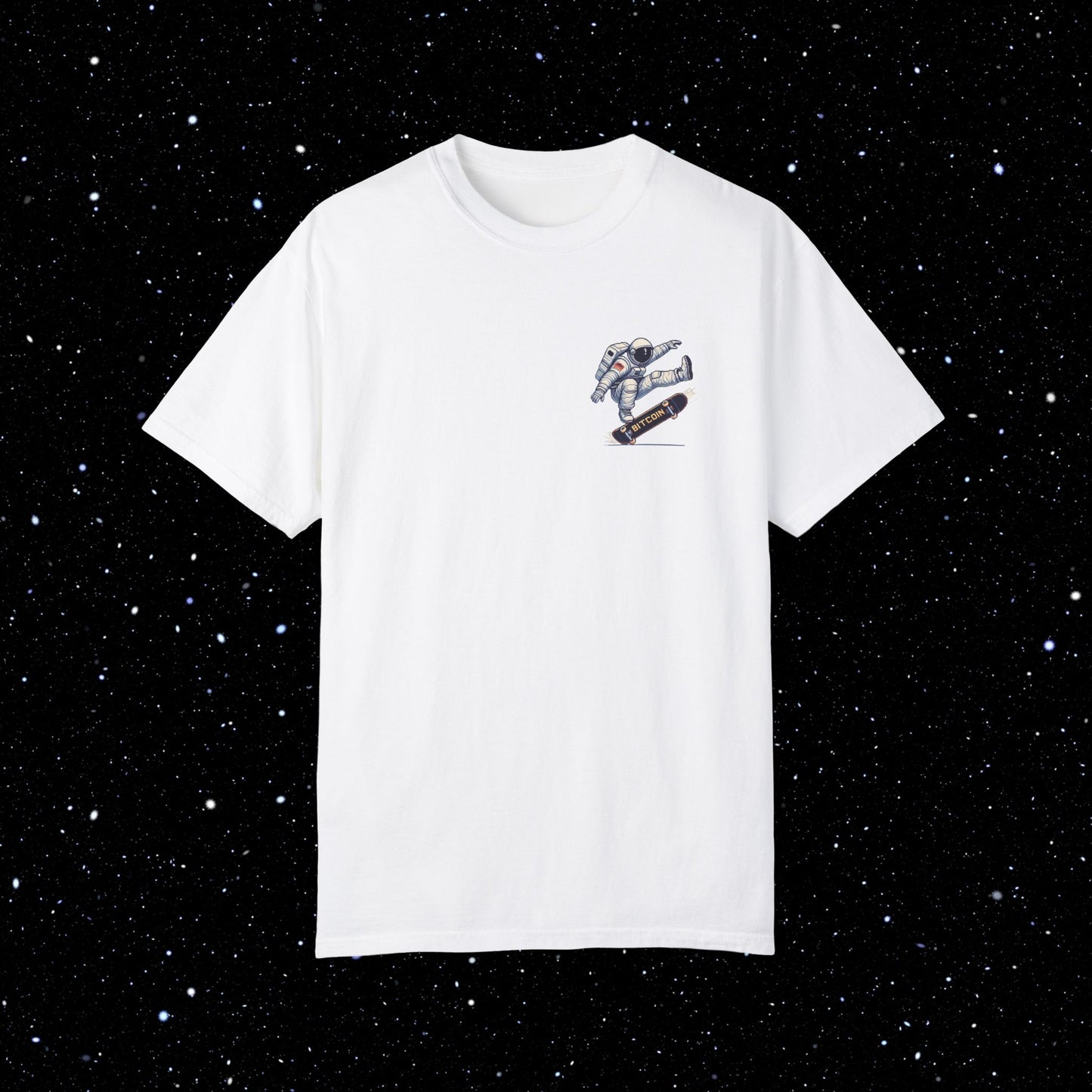 Bitcoin Off The Rails - Backprint Comfort Colors T-Shirt
