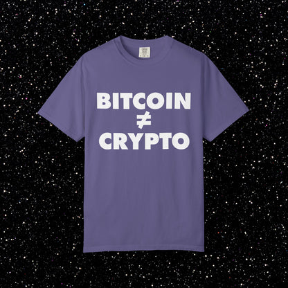 Bitcoin ≠ Crypto Tee