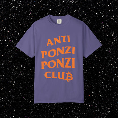 Anti Ponzi Ponzi Club Bitcoin Tee