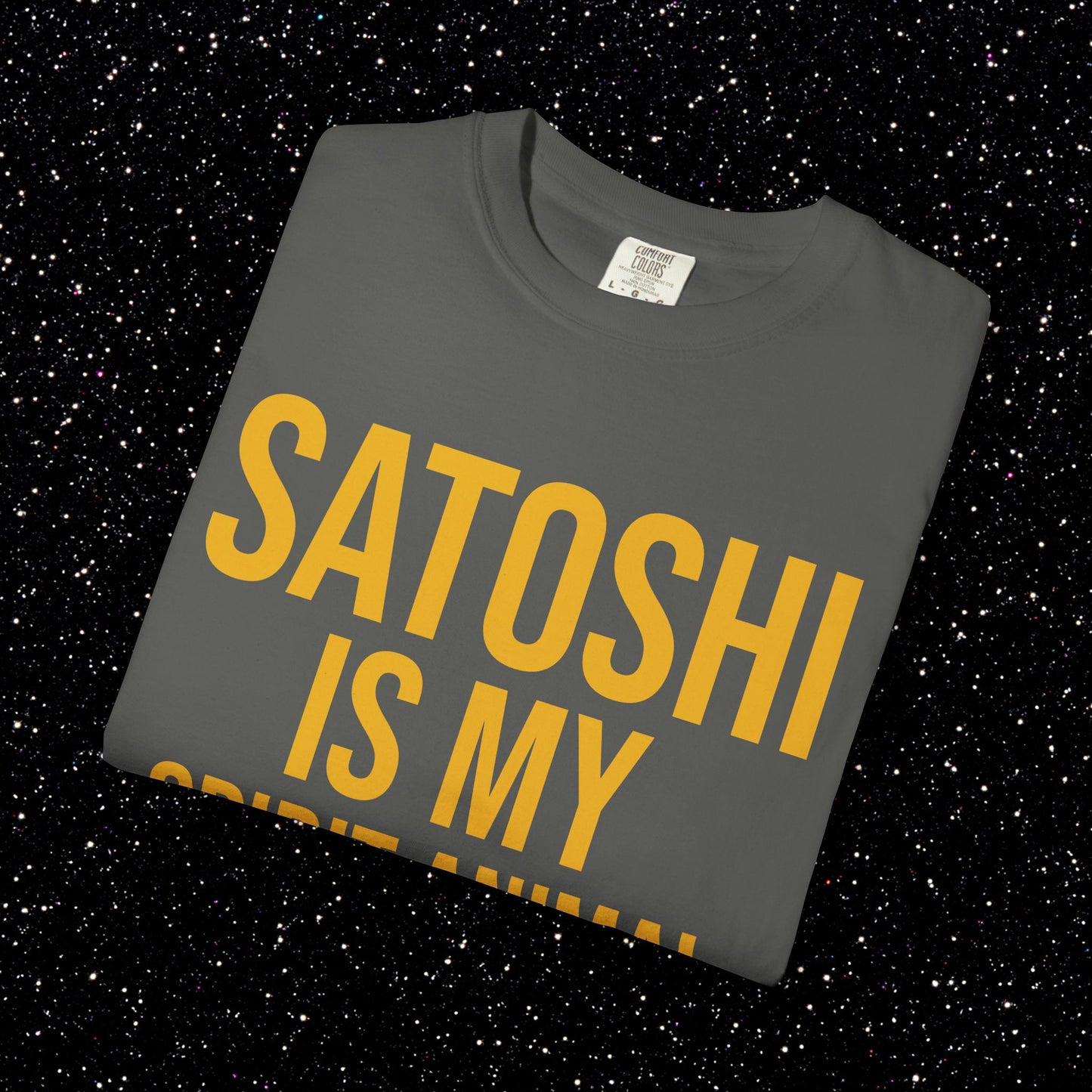 Satoshi Is My Spirit Animal Bitcoin Tee