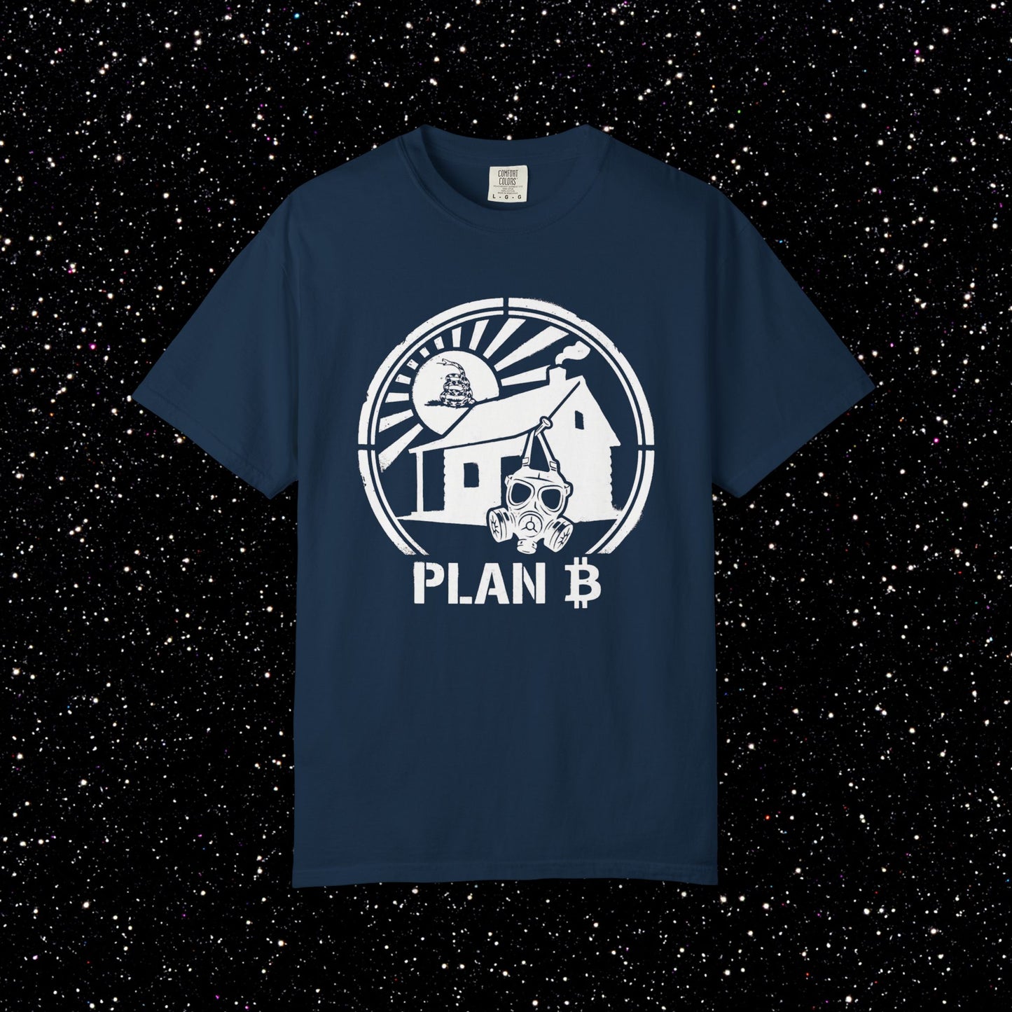 PLAN ₿ Shirt | Bitcoin Plan B Survival Graphic Tee