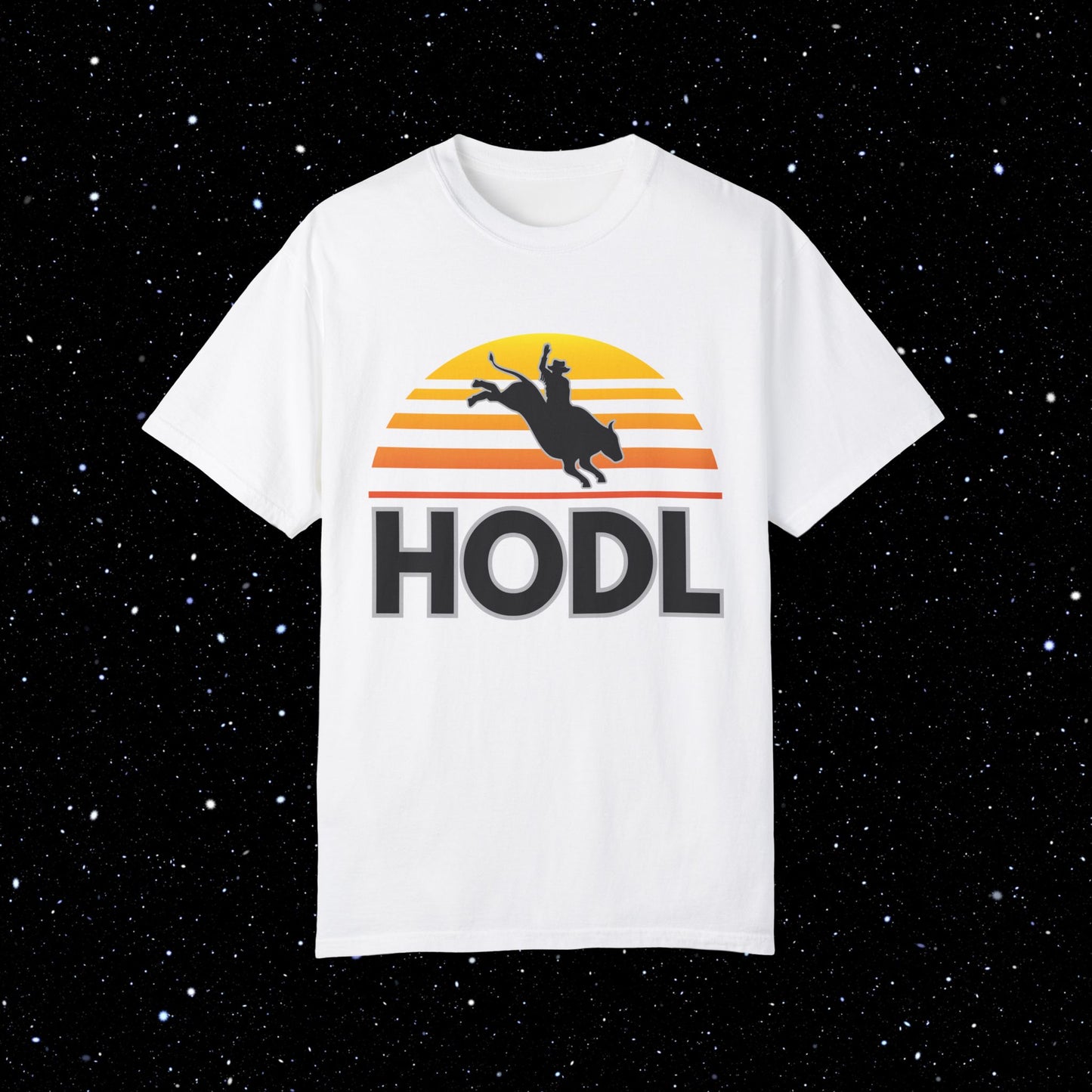 HODL Cowboy - Bitcoin Comfort Colors Tee Shirt