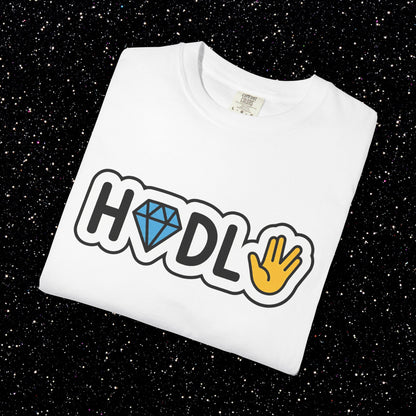 Live Long and HODL Bitcoin Emoji Tee