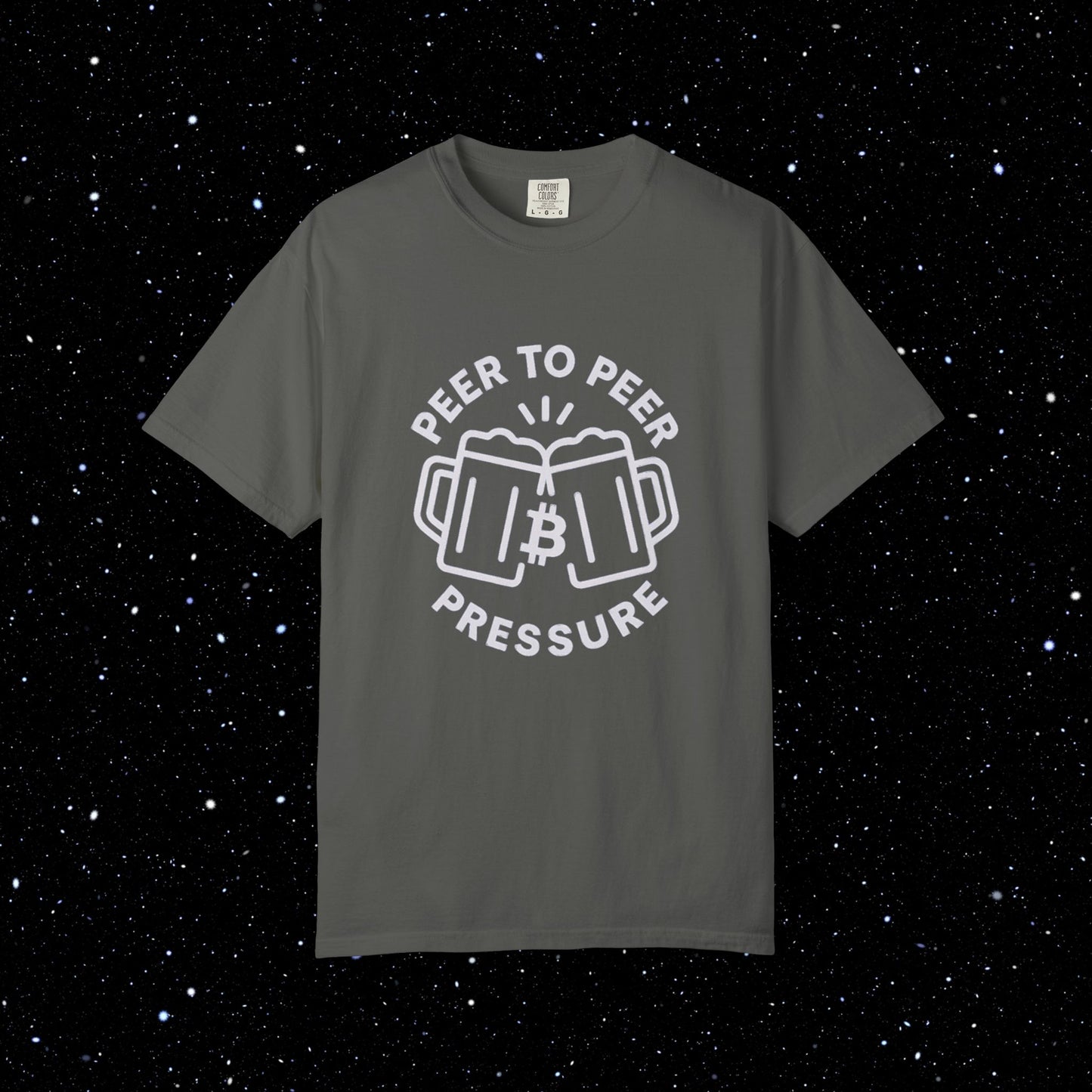 Peer to Peer Pressure Bitcoin Tee