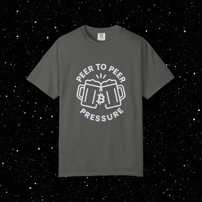 Peer to Peer Pressure Bitcoin Tee
