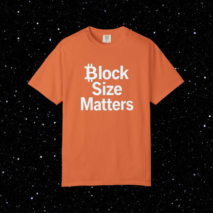 Bitcoin Block Size Matters Tee