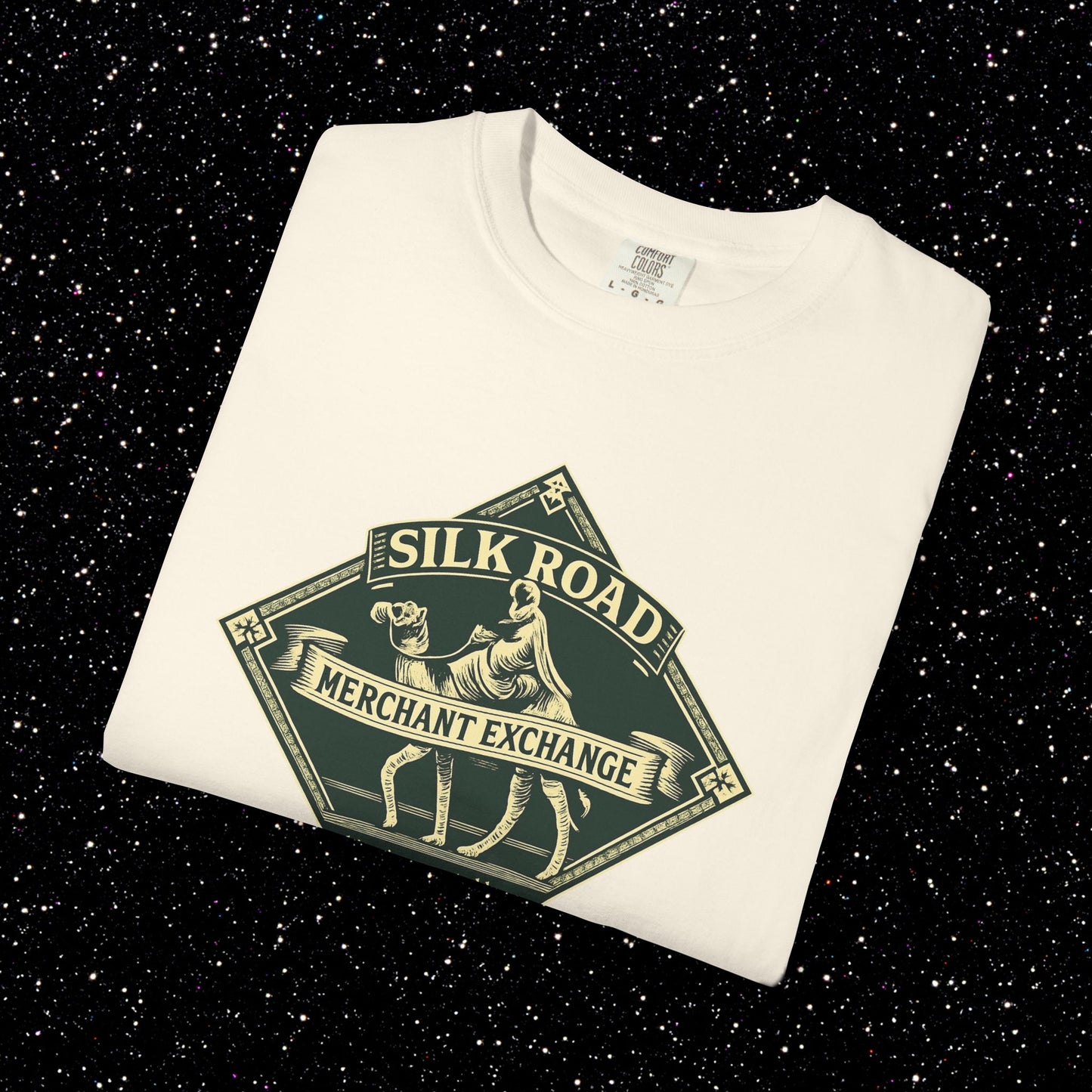Silk Road Merchant Exchange T-Shirt | Bitcoin Accepted Here | Heritage Trade Design