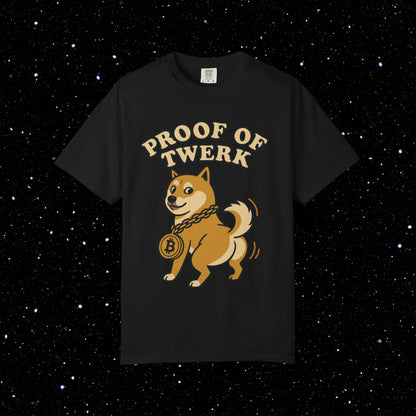 Proof of Twerk Bitcoin Doge Tee