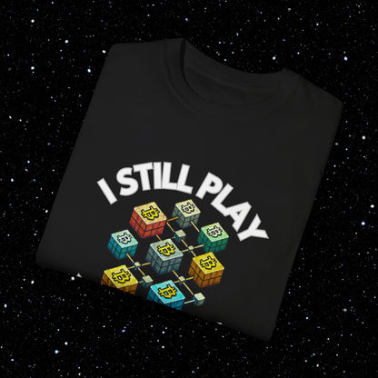 I Still Play With Blocks Bitcoin Tee Shirt
