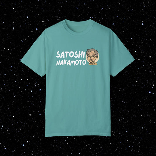 Satoshi Nakamoto Cartoon Comfort Colors Tee