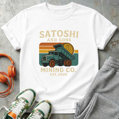 Satoshi and Sons - Bitcoin Comfort Colors Tee Shirt
