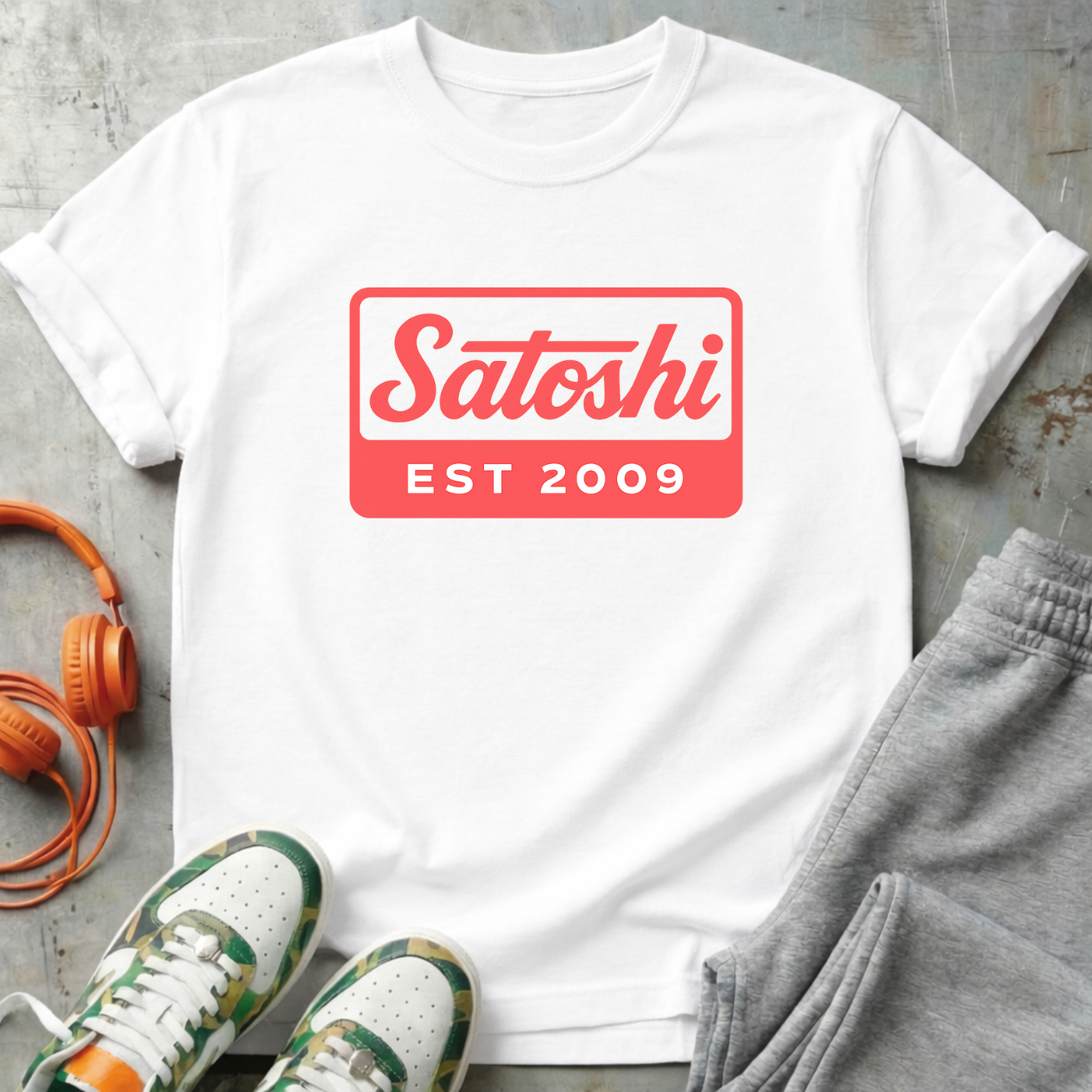 Satoshi Established 2009 Tee