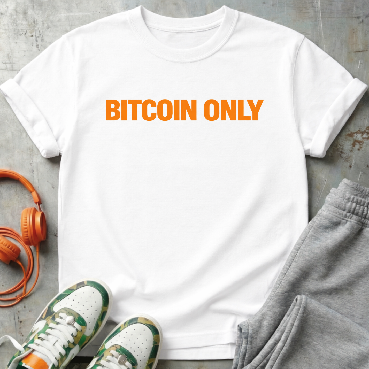 Bitcoin Only Statement Tee