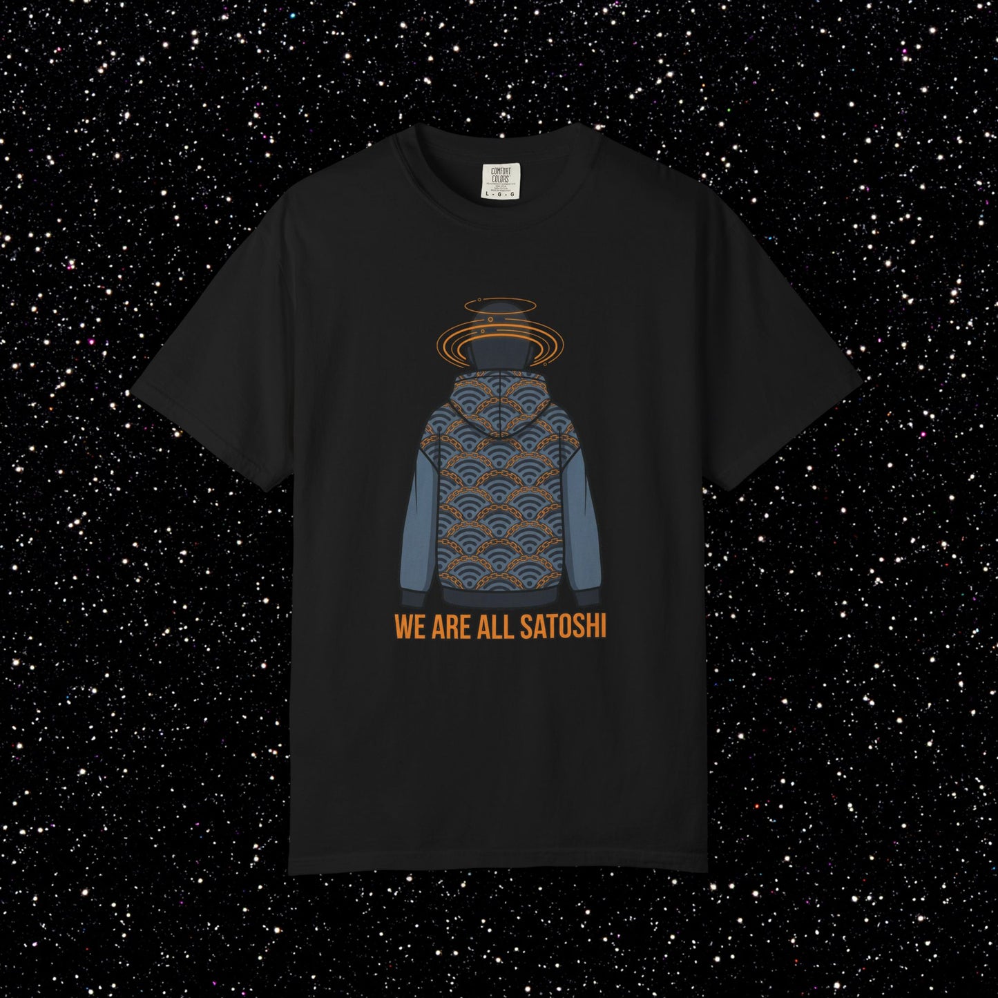 We Are All Satoshi T-Shirt — Crypto Hoodie Graphic Tee