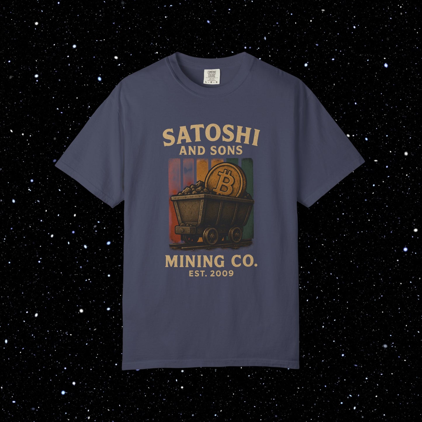 Satoshi and Sons Mining Cart Tee