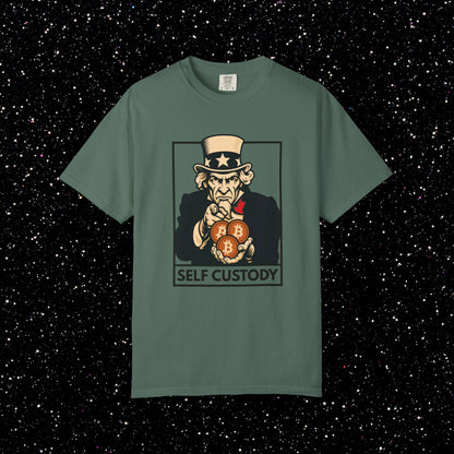 SELF CUSTODY Uncle Sam Bitcoin Tee
